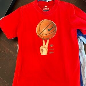 Two Nike Basketball theme tshirts size youth small